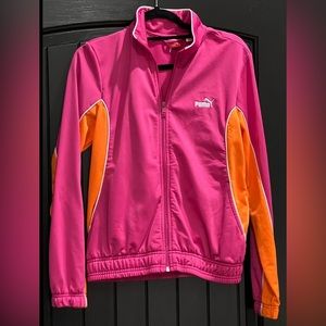 Puma Track Jacket Vintage Look Medium EUC